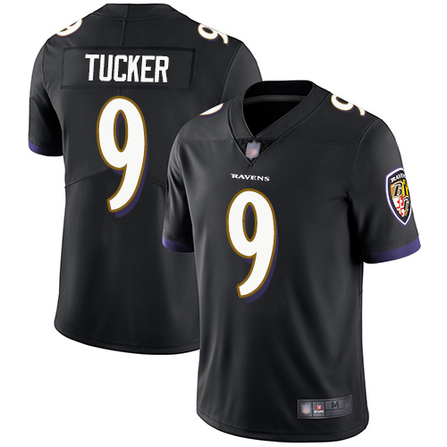 Baltimore Ravens Limited Black Men Justin Tucker Alternate Jersey NFL Football 9 Vapor Untouchable